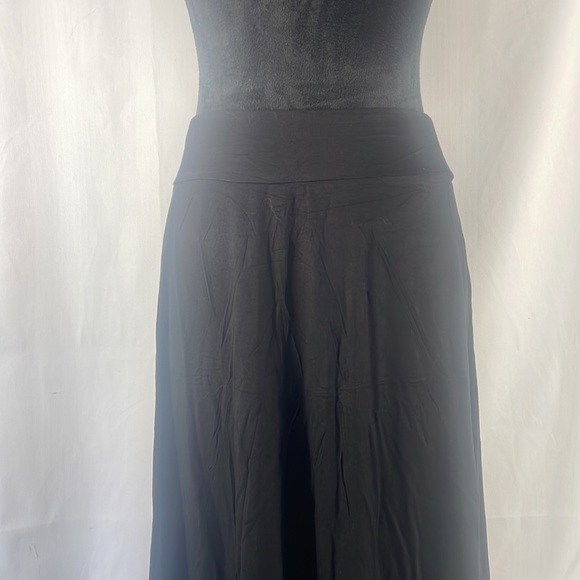 DJT Women's Black Flowy Handkerchief Hemline Midi Skirt, Lace, Size Large, NWT - Picture 6 of 12